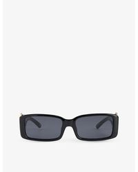 Le Specs - Cruel Intentions Rectangle-frame Polyethylene Sunglasses - Lyst