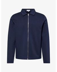 Arne - Zip-Through Cotton-Jersey Overshirt - Lyst