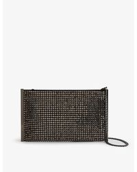 Ted Baker - Glitzze Crystal-embellished Woven Cross-body Bag - Lyst