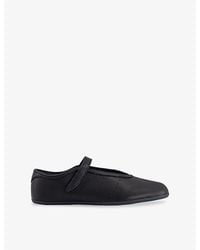 adidas - Stan Smith Leather Ballet Flats - Lyst