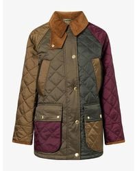 Barbour - Patchwork Quilted Soft-Shell Jacket - Lyst