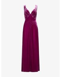 Reformation - X Alexa Chung Legacy Velvet Gown - Lyst