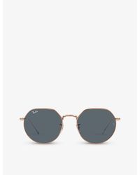 Ray-Ban - Rb3565 Jack Hexagonal-frame Metal Sunglasses - Lyst