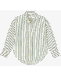 LK Bennett - Bextor Striped Woven Shirt - Lyst