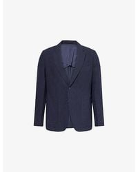 Percival - Tailored Single-Breasted Linen Blazer - Lyst