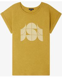 Soeur - Valentina Screen-print Cotton-blend T-shirt - Lyst