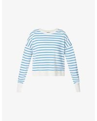 Sweaty Betty - After Class Crop Cotton And Modal-Blend Sweatshirt - Lyst