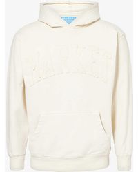 Market - Arc Brand-embroidered Cotton-jersey Hoody X - Lyst