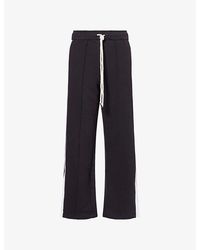 NAHMIAS - Thermal Stripe Cotton-Jersey Jogging Bottoms - Lyst