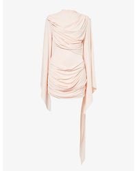 De La Vali - Perisa Draped Jersey Mini Dress - Lyst