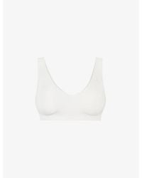 Sloggi - Zero Feel 2.0 Stretch-Jersey Bralette - Lyst