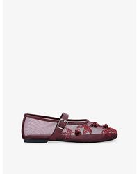 KG by Kurt Geiger - Nacy Embellished Mesh Pumps - Lyst