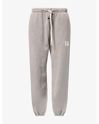 Fear Of God - Classic-Fit Logo-Embroidered Cotton-Fleece Jogging Bottoms - Lyst