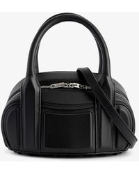Alexander Wang - Roc Panelled Leather Top-handle Bag - Lyst