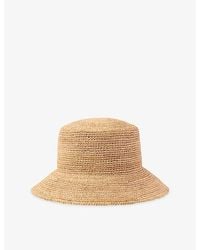 Whistles - Structured Straw Bucket Hat - Lyst