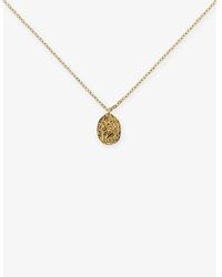 Monica Vinader - Combinations 18Ct- Vermeil Pendant Necklace - Lyst