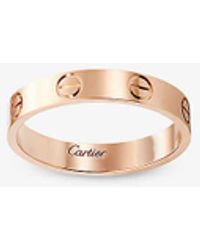 Cartier - Love Small 18ct Rose-gold Wedding Band - Lyst