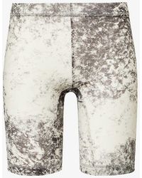 KNWLS - Turbo Graphic-print Mid-rise Woven Shorts - Lyst