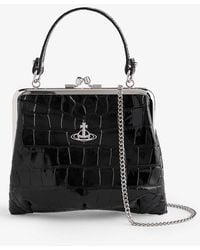 Vivienne Westwood - Granny Frame Leather Cross-body Bag - Lyst