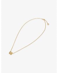 BVLGARI - B.Zero1 18Ct- And 0.25Ct Diamond Pendant Necklace - Lyst
