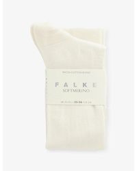 FALKE - Softmerino Stretch-Wool Blend Socks - Lyst