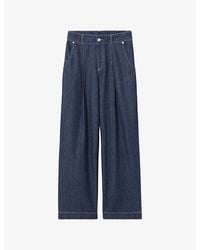 Claudie Pierlot - Straight-Leg Mid-Rise Denim Jeans - Lyst