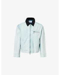 MKI Miyuki-Zoku - Sunfaded Corduroy-Collar Cotton Jacket - Lyst