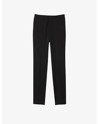 Sandro - Slim-Fit Tapered Wool Trousers - Lyst