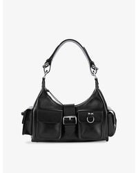 The Kooples - Amelia Logo-Engraved Leather Shoulder Bag - Lyst