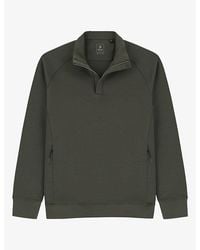 BOGGI - Half-Zip Stretch-Cotton Sweatshirt - Lyst