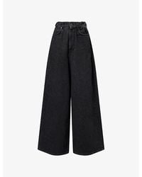 Weekend by Maxmara - Vortice Wide-Leg Denim Trousers - Lyst