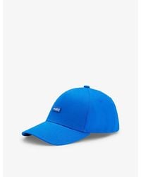 HUGO - Logo-Badge Cotton Baseball Cap - Lyst