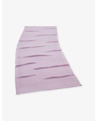 BVLGARI - Lettere Maxi Light Silk Stole Scarf - Lyst