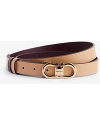 Ferragamo - Logo-buckle Reversible Leather Belt - Lyst