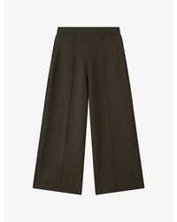 JOSEPH - Kassi Milano Wide-Leg Stretch-Woven Trousers - Lyst