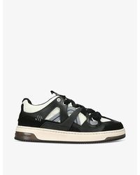 Represent - Bully Contrast-panel Leather Low-top Trainers - Lyst