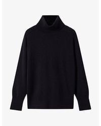 Whistles - Roll-Neck Knitted Cashmere Jumper - Lyst