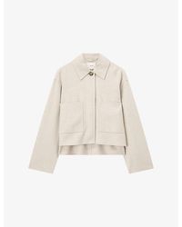 JOSEPH - Kalaa Relaxed-Fit Wool And Silk Jacket - Lyst