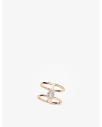 Messika - Glam'Azone Two-Row Diamond Pavé Ring - Lyst
