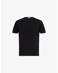 Arne - Essential Luxe Crewneck Stretch-Cotton Blend T-Shirt - Lyst