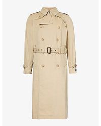 Polo Ralph Lauren - Double-breasted Regular-fit Cotton Coat - Lyst