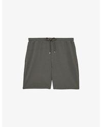 Reiss - Tavolla Textured Stretch-Woven Shorts - Lyst