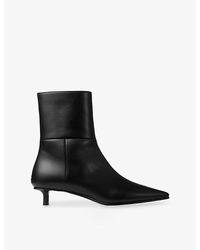 Jimmy Choo - Lory 35 Leather Ankle Boots - Lyst