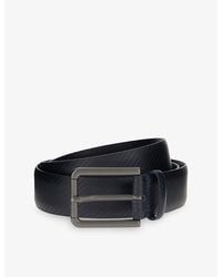 BOGGI - Rubberised Printed Leather Belt - Lyst