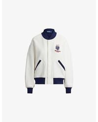 Polo Ralph Lauren - X Wimbledon Logo-Embroidered Woven Bomber Jacket - Lyst