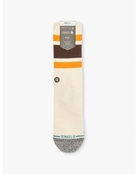 Stance - Boyd Logo-Embroidered Crew-Length Cotton-Blend Crew Socks - Lyst