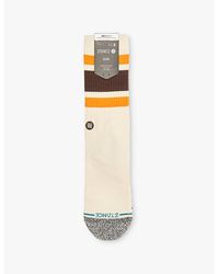 Stance - Boyd Logo-Embroidered Crew-Length Cotton-Blend Crew Socks - Lyst