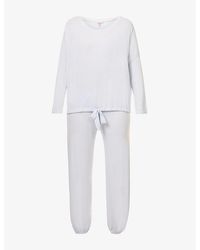 Eberjey - Gisele Slouchy Relaxed-Fit Stretch-Jersey Pyjamas - Lyst