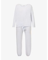 Eberjey - Gisele Slouchy Relaxed-Fit Stretch-Jersey Pyjamas - Lyst