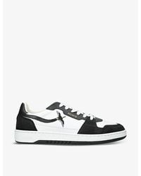 Axel Arigato - Dice Lo Bird-Motif Leather And Suede Low-Top Trainers - Lyst